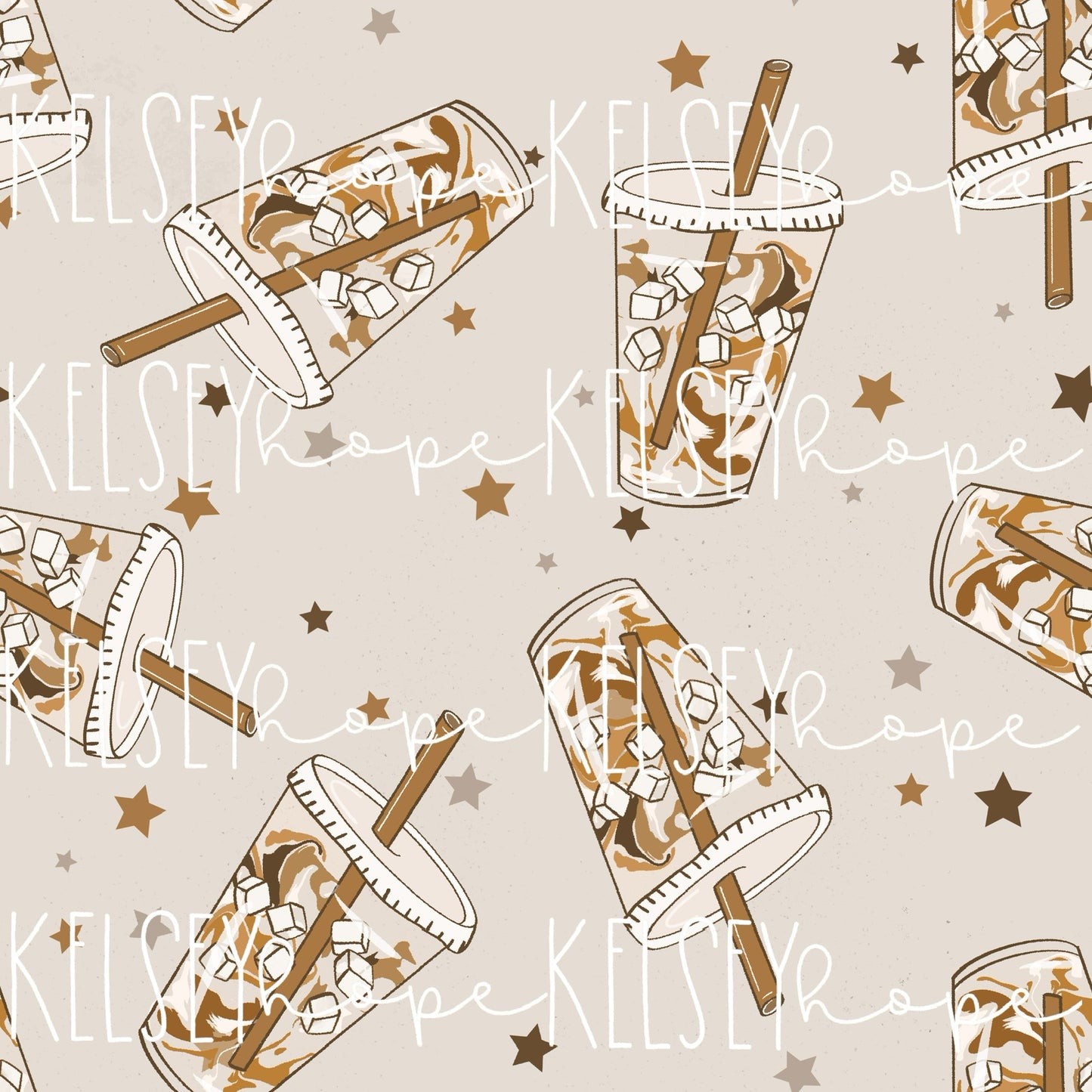 Iced Lattes & Stars