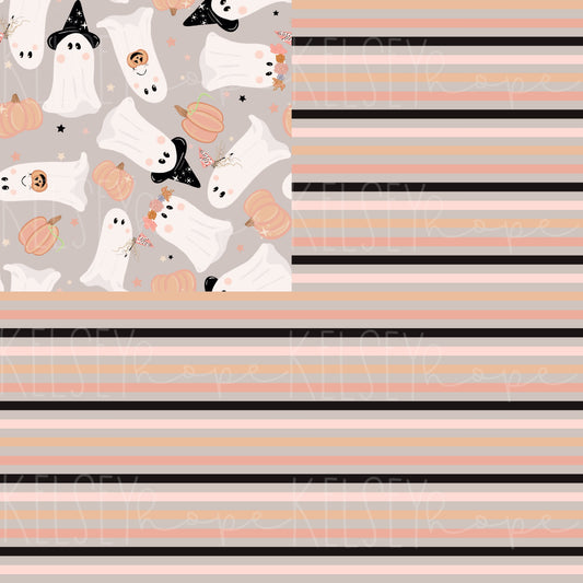 Too Cute To Spook Ghosties - Stripes