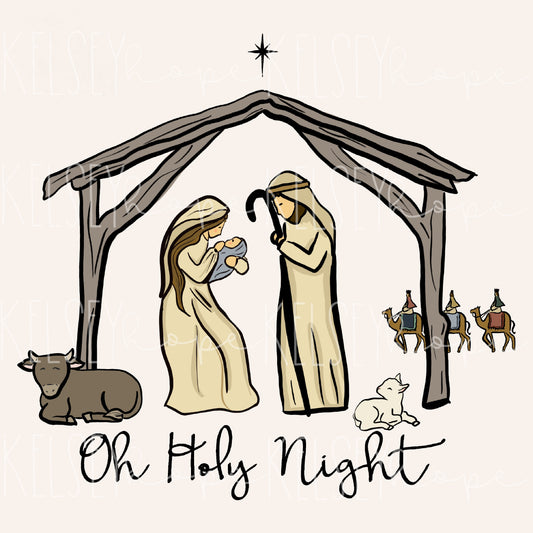 Oh Holy Night - PNG