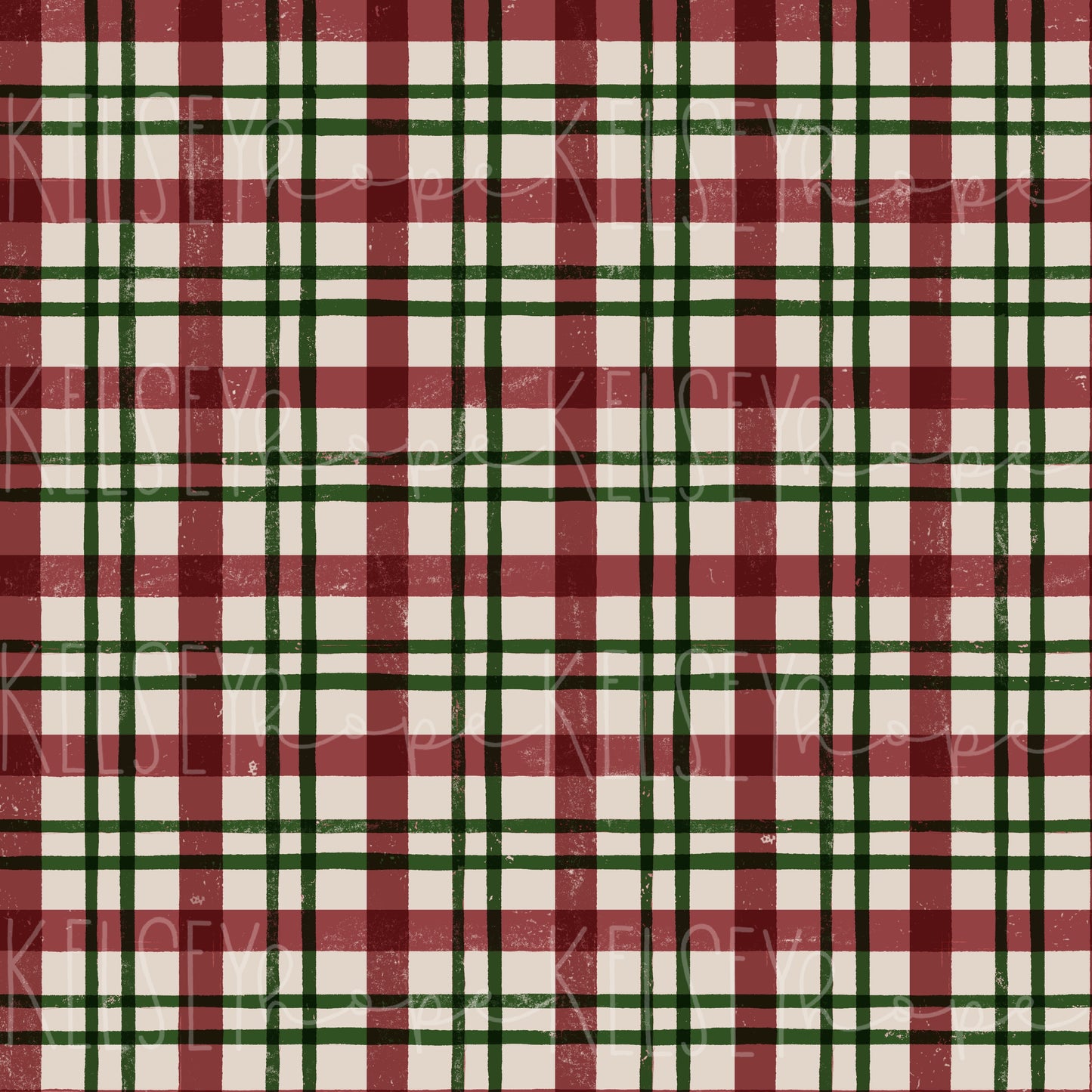 A Very Vintage Christmas - Plaid