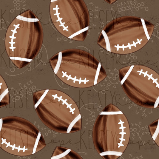 Game Day Playbook Football Pattern